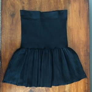 BCBG Knit High Waist Mini Skirt